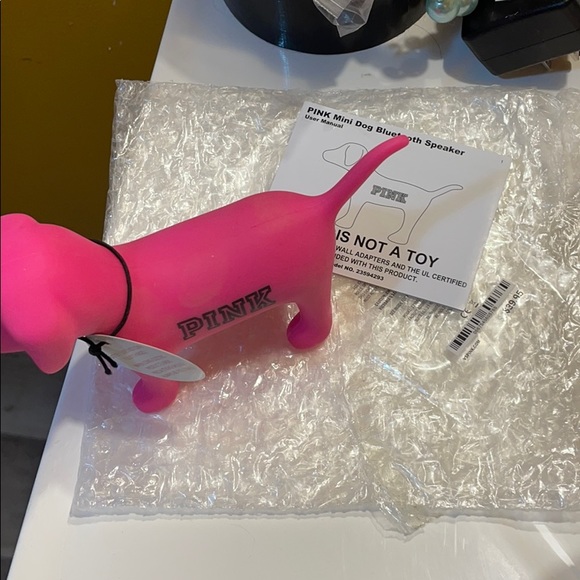 🎵🔉VS PINK💕🌟MINI DOG BLUETOOTH USB SPEAKER🎉 - Picture 3 of 8